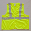 Réglage personnalisable Hi Vis Fluorescent Jaune Reflective Construction Work Vest Safety Used Work Uniform